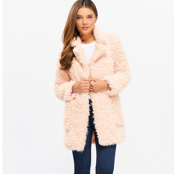 Jackets & Coats | Sherpa Fleece Faux Fur Jacket | Poshmark